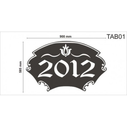 Tablica Elewacyjna TAB01 900X590X50MM