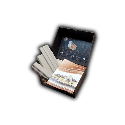 Próbka sztukaterii elewacyjnej