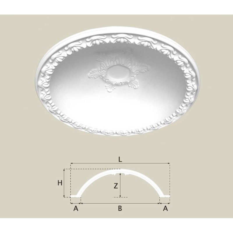 Rozeta sufitowa SSR01 - Rozety podsufitowe - 615,00 zł