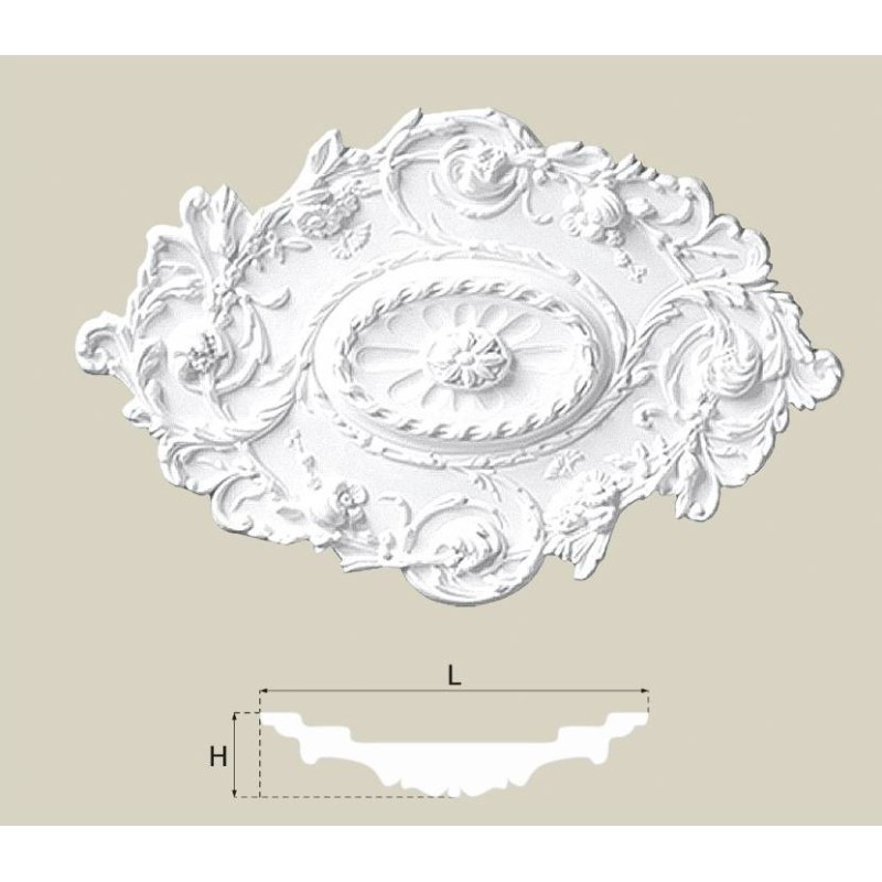 Rozeta sufitowa SSR03 - Rozety podsufitowe - 250,92 zł