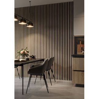 Listwa między lamele ścienne fornir dębowy 3x275cm