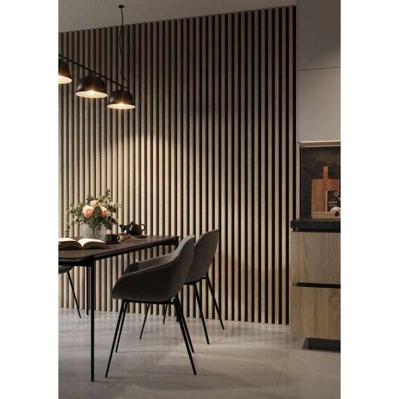 Listwa między lamele ścienne czarna 3x275cm - Listwy między lamele ścienne - 12,00 zł