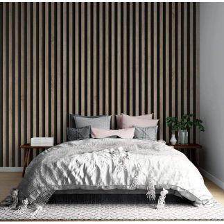 Listwa między lamele ścienne czarna 3x275cm