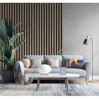 Listwa między lamele ścienne grafit 3x275cm