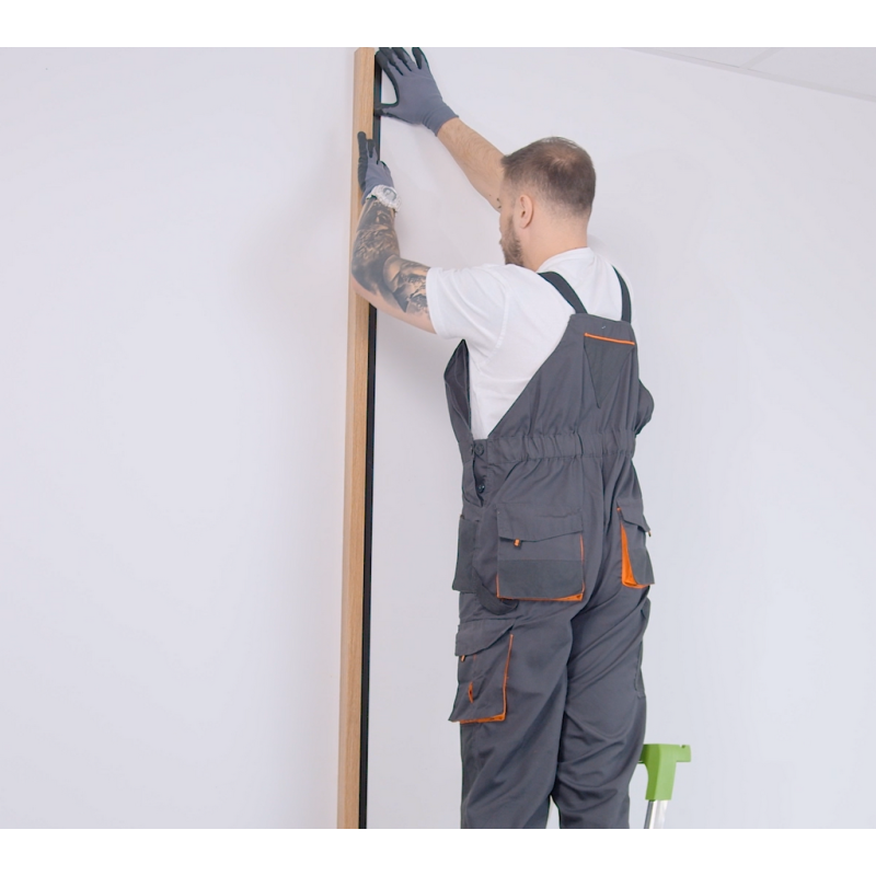 Listwa między lamele ścienne grafit 3x275cm - Listwy między lamele ścienne - 12,00 zł