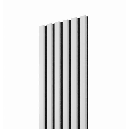 Lamela ścienna na filcu biały