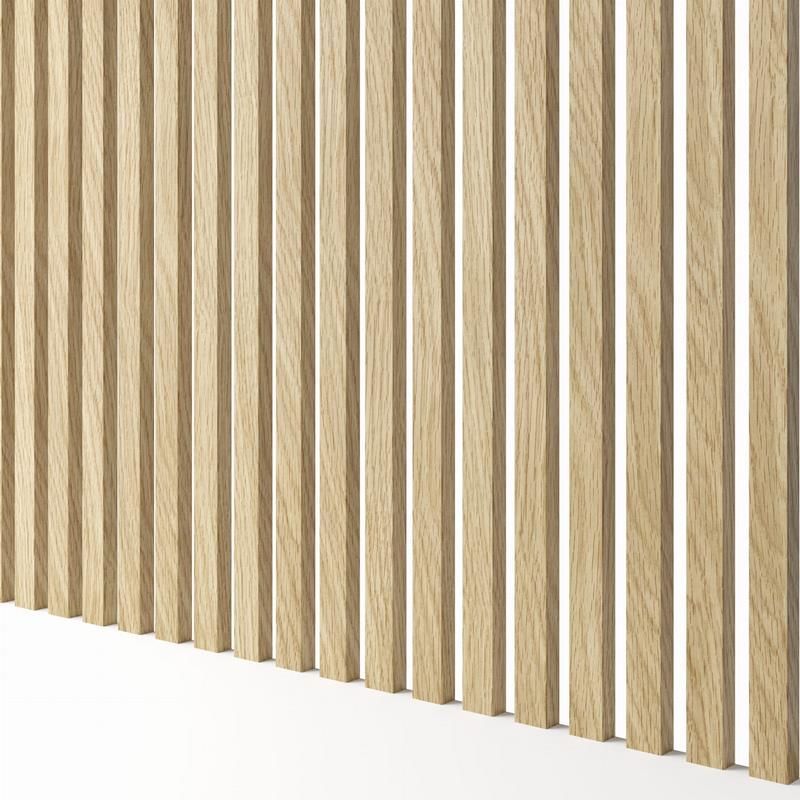 Lamela ścienna dąb europejski 3x1,8x275cm - Lamele ścienne 3x1,8x275cm - 32,90 zł