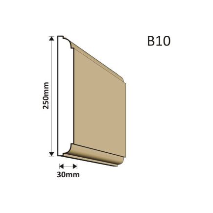 BONIA NAROŻNA B10F40 40X250X400MM