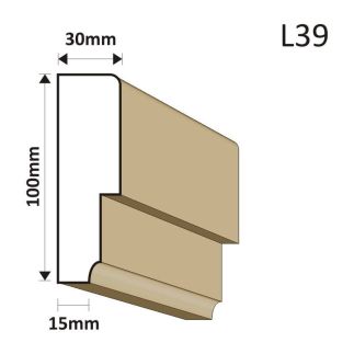LISTWA ELEWACYJNA L39 30X100MM