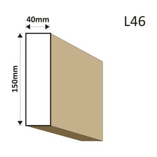 LISTWA ELEWACYJNA L46 40X150MM