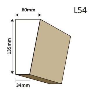 LISTWA ELEWACYJNA L54 60X135MM