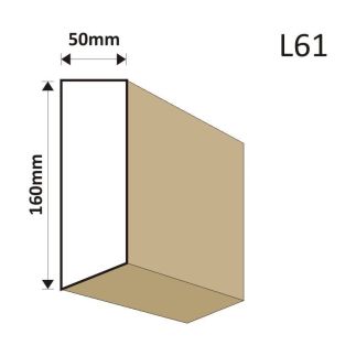 LISTWA ELEWACYJNA L61 50X160MM