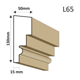 LISTWA ELEWACYJNA L65 50X135MM