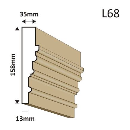 LISTWA ELEWACYJNA L68 35X158MM