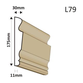 LISTWA ELEWACYJNA L79 30X175MM