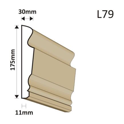LISTWA ELEWACYJNA L79 30X175MM