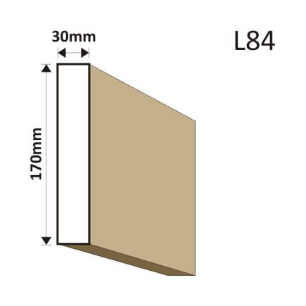 LISTWA ELEWACYJNA L84 30X170MM