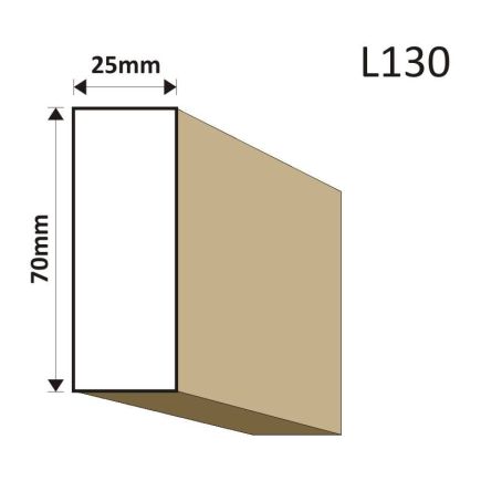 LISTWA ELEWACYJNA L130 25X70MM