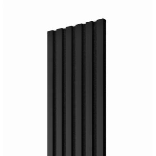 Lamela ścienna na czarnym filcu - czarny lamel