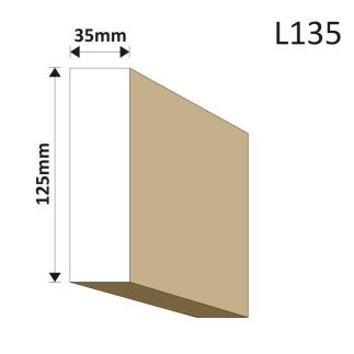 LISTWA ELEWACYJNA L135 35X125MM