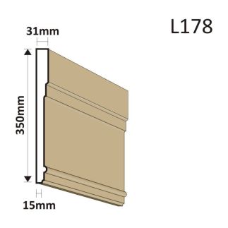 LISTWA ELEWACYJNA L178 31X350MM