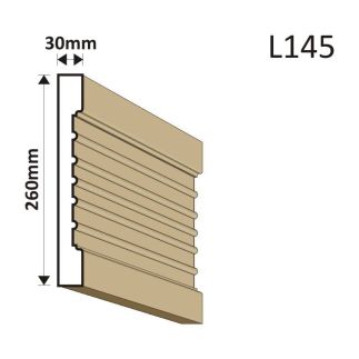 LISTWA ELEWACYJNA L145 30X260MM