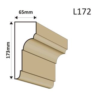 LISTWA ELEWACYJNA L172 65X173MM