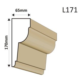 LISTWA ELEWACYJNA L171 65X170MM