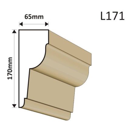 LISTWA ELEWACYJNA L171 65X170MM