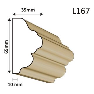 LISTWA ELEWACYJNA L167 35X65MM