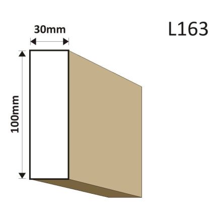 LISTWA ELEWACYJNA L163 30X100MM