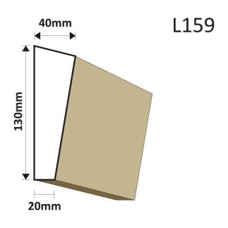 LISTWA ELEWACYJNA L159 40X130MM