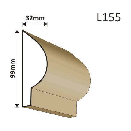 LISTWA ELEWACYJNA L155 32X99MM