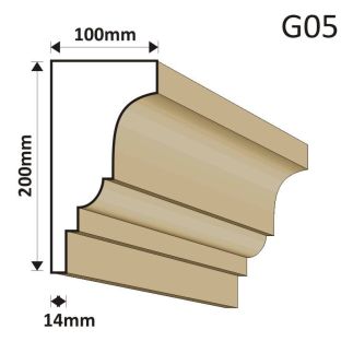 GZYMS ELEWACYJNY G05 100X200MM