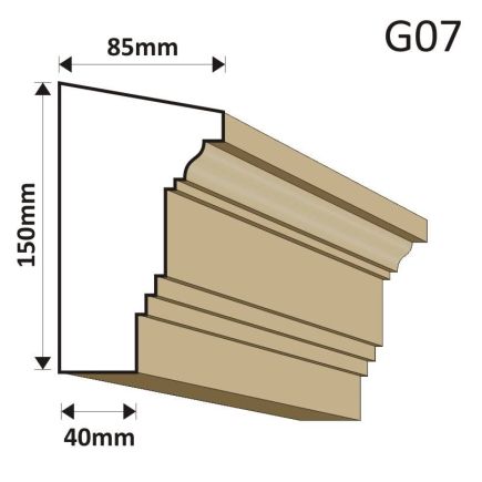 GZYMS ELEWACYJNY G07 85X150MM