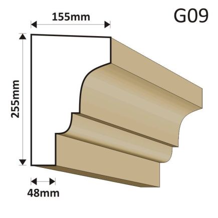 GZYMS ELEWACYJNY G09 155X255MM