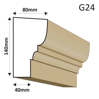 GZYMS ELEWACYJNY G24 80X140MM