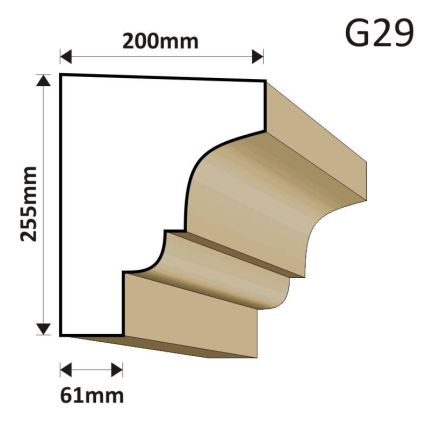 GZYMS ELEWACYJNY G29 200X255MM