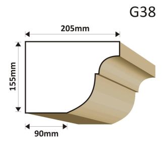 GZYMS ELEWACYJNY G38 205X155MM