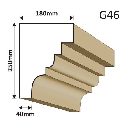 GZYMS ELEWACYJNY G46 180X250MM
