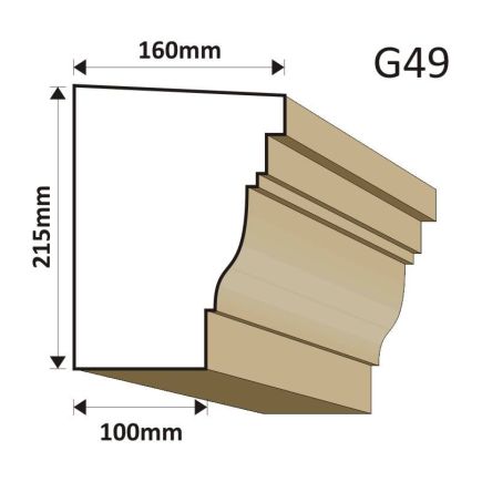 GZYMS ELEWACYJNY G49 160X215MM