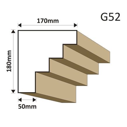 GZYMS ELEWACYJNY G52 180X170MM