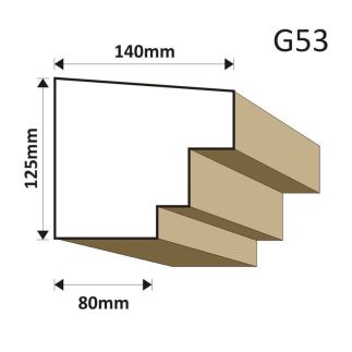 GZYMS ELEWACYJNY G53 140X125MM