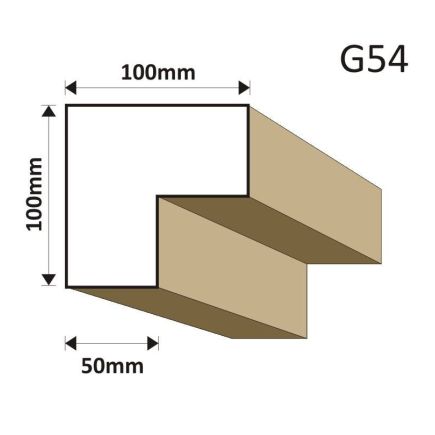 GZYMS ELEWACYJNY G54 100X100MM