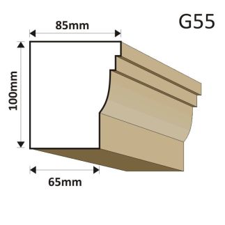 GZYMS ELEWACYJNY G55 85X100MM