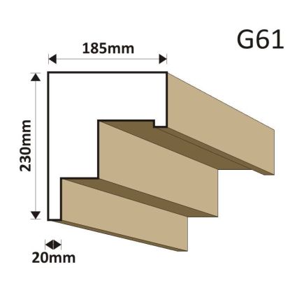 GZYMS ELEWACYJNY G61 185X230MM