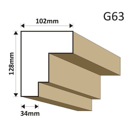 GZYMS ELEWACYJNY G63 102X128MM