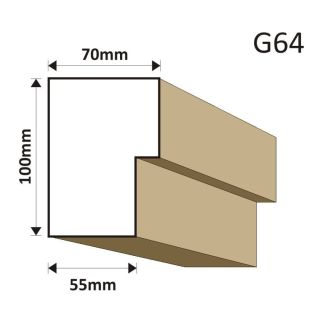 GZYMS ELEWACYJNY G64 70X100MM