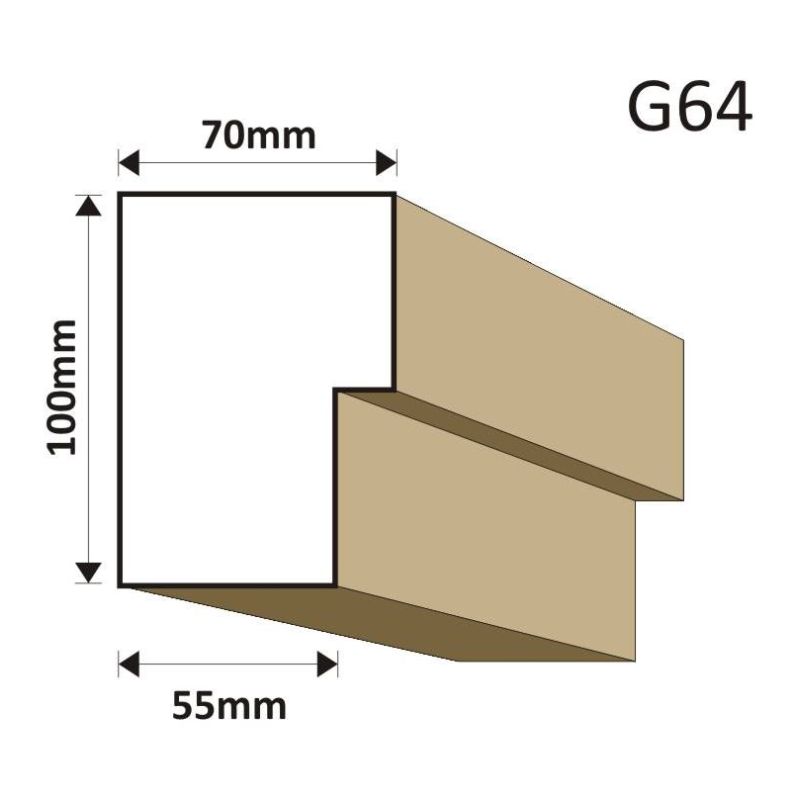 GZYMS ELEWACYJNY G64 70X100MM - Gzymsy elewacyjne - 49,20 zł GZYMS ELEWACYJNY G64 70X100MM - Gzymsy elewacyjne - 49,20 zł