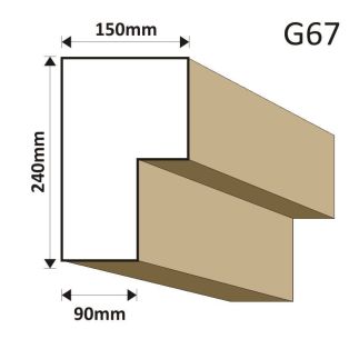 GZYMS ELEWACYJNY G67 150X240MM